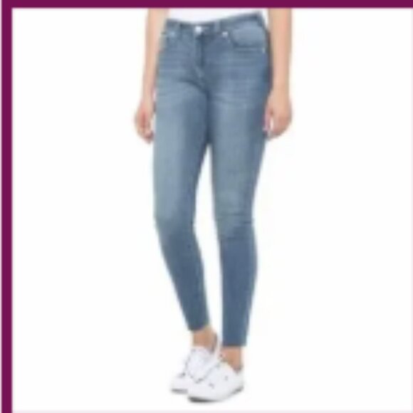 True Religion Jennie Curvy Mid Rise Super Skinny Jeans Sz 26 - Picture 2 of 14